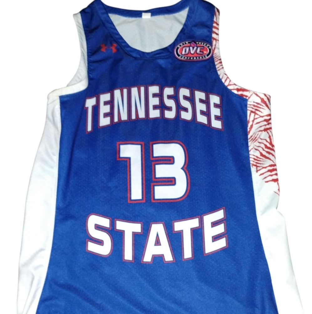 Under Armour Blue and White Tennessee State Jersey